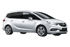 Car Hire Milton Keynes - Vauxhall Zafira 5 + 2 - Minibus hire Milton keynes